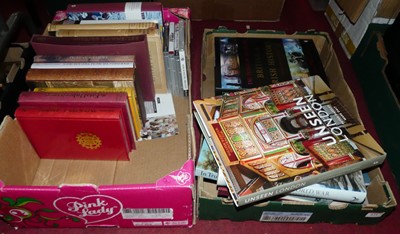 Lot 439 - Two boxes of books and Playstation Games to...