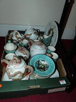 Lot 541 - A box of miscellaneous china, to include...