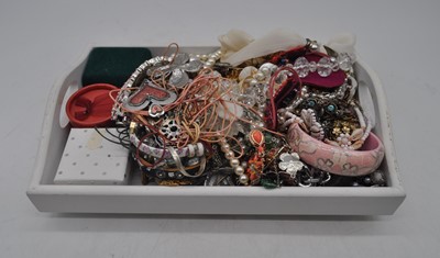 Lot 268 - A collection of costume jewellery, to include...