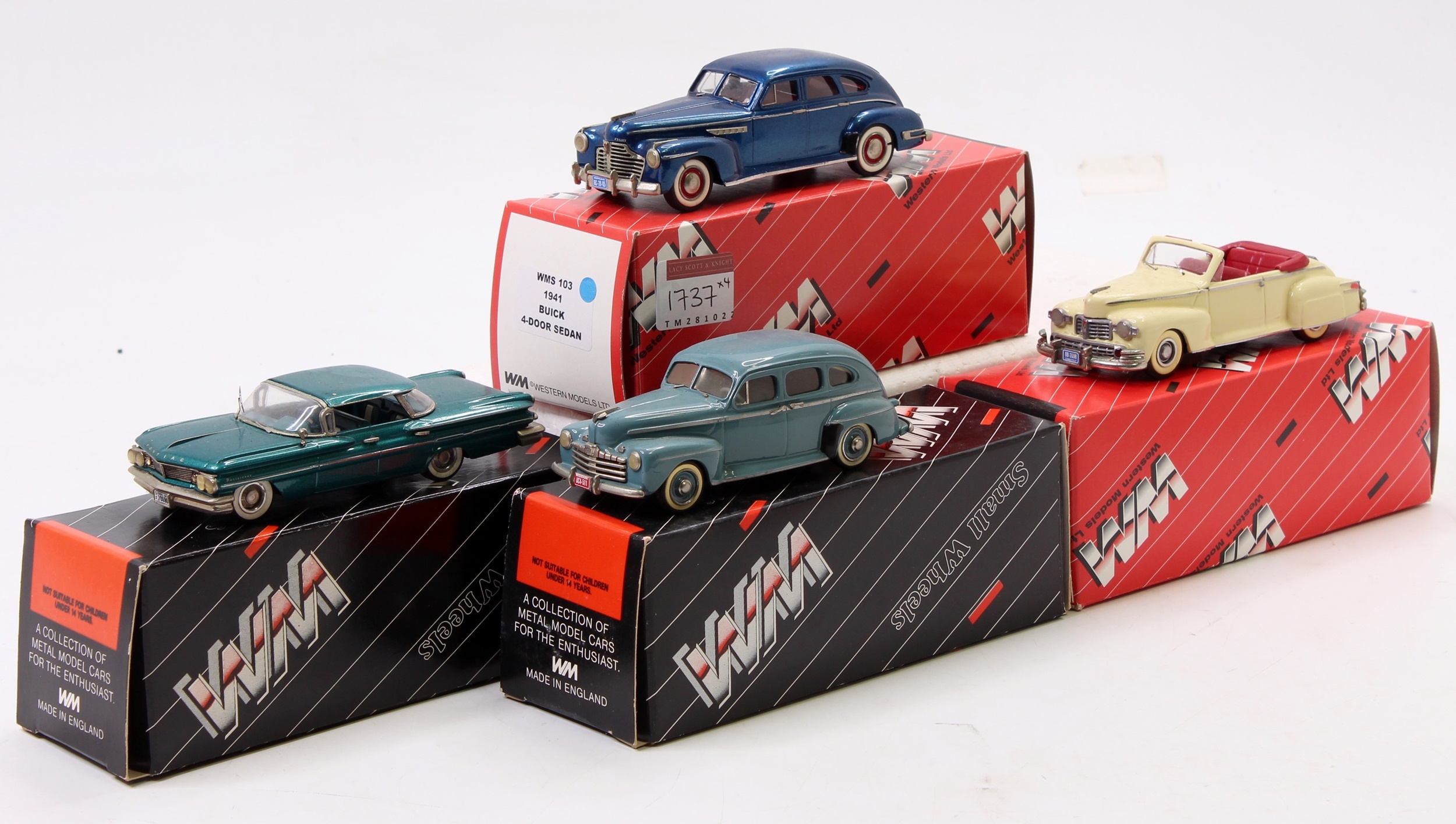 Lot 1737 - Western Models 1/43rd scale white metal