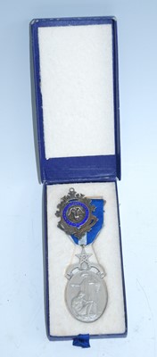 Lot 77 - A mid-20th century silver Masonic Hospital...