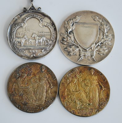 Lot 95 - A George V silver medal for the Toddington...
