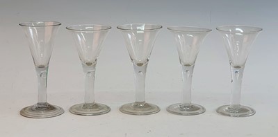 Lot 2108 - A matched set of five 18th century style wine...