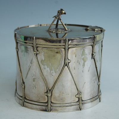 Lot 30 - An early 20th century silver plated biscuit...
