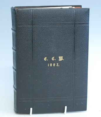 Lot 123 - A Victorian book of condolence in memory of...