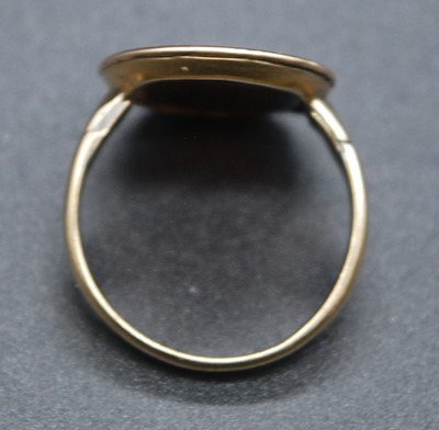 Lot 2679 - An early 19th century yellow metal red...
