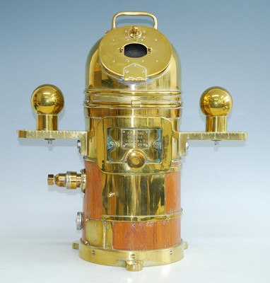 Lot 9 - A "Faithful Freddie" brass cased submarine...