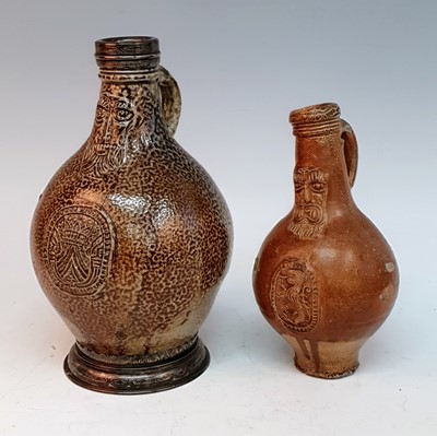 Lot 2036 - A 17th century German salt glazed stoneware...