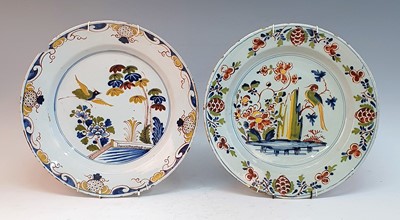 Lot 2054 - A circa 1750 Lambeth delftware charger,...