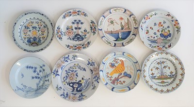 Lot 2052 - A circa 1740 Bristol delftware plate,...