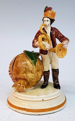 Lot 2084 - A 19th century continental cream glazed...