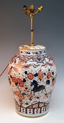 Lot 2410 - A 20th century Chinese porcelain jar, of...