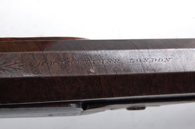 Lot 51 - A cased pair of 40-bore percussion duelling...