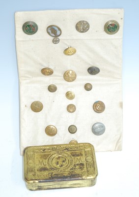 Lot 21 - A WW I Princess Mary Christmas gift tin,...