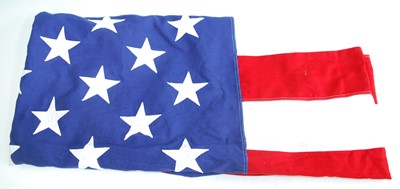 Lot 245 - A large American Stars and Stripes flag of...