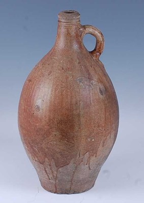 Lot 2038 - An early 18th century German salt glazed...