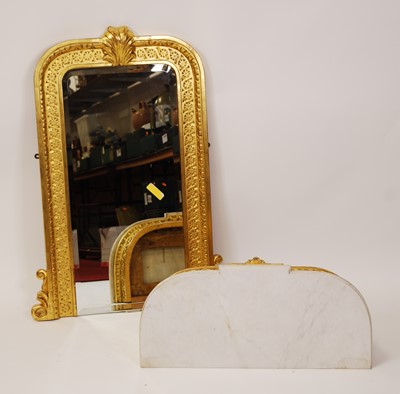 Lot 2564 - A late 19th century French giltwood console...