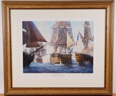 Lot 99 - Geoff Hunt, (b. 1948), Nelson's Ships, Victory...