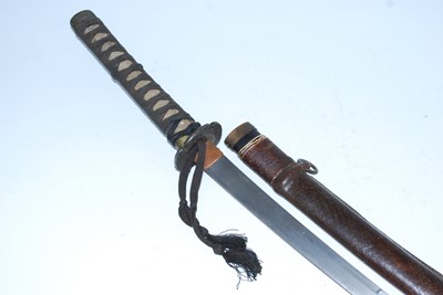 Lot 149 - A Japanese Gendaito wakizashi, having a 54cm...