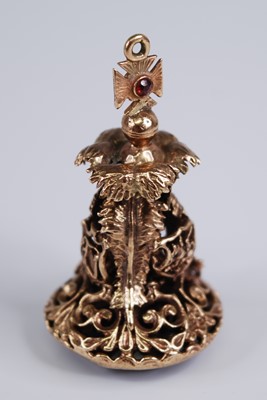 Lot 2184 - A Victorian style 9ct gold smoky quartz set...