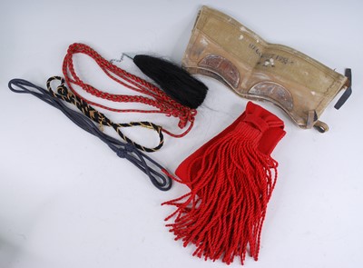Lot 101 - A pair of post WW II white leather gaiters,...