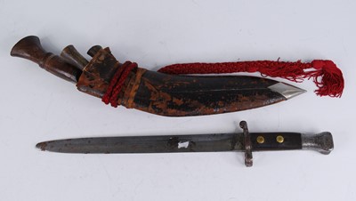 Lot 202 - A British 1888 pattern bayonet, having a 29cm...