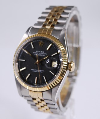 Lot 2312 - A gent's Rolex Oyster Perpetual Datejust 18ct...