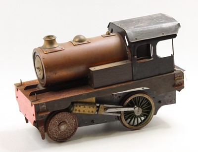 Lot 110 - Scratchbuilt battery operated 5 inch gauge 0-4-...