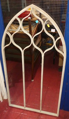 Lot 1129 - A contemporary Gothic style painted wrought...