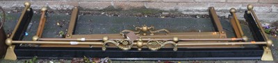 Lot 1148 - Three various early 20th century  brass curb...