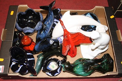 Lot 105 - A collection of Blue Mountain pottery animal...