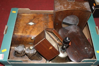 Lot 111 - A collection of treen to include a  Victorian...