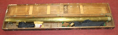 Lot 218 - A Victorian brass oil lamp, the acid etched...