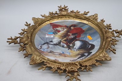 Lot 146 - A reproduction porcelain dish, decorated with...