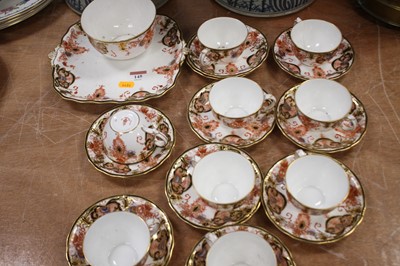 Lot 145 - A Royal Crown Derby Imari part tea service