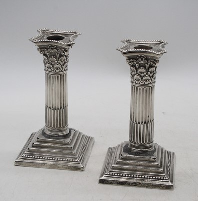 Lot 274 - A pair of Victorian Mappin & Webb silver table...