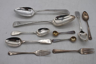 Lot 334 - A George III silver serving spoon having...