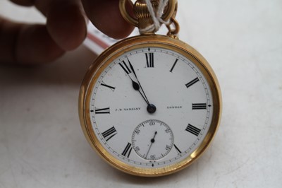 Lot 497 - J B Yabsley of London - a gent's 18ct gold...