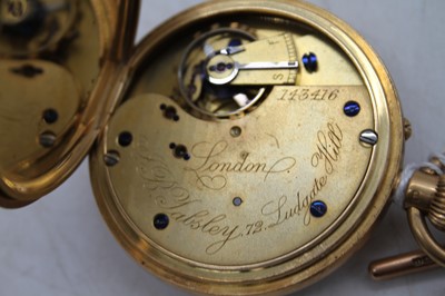 Lot 497 - J B Yabsley of London - a gent's 18ct gold...