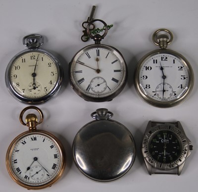 Lot 513 - A collection of gent's pocket watches, to...