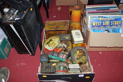 Lot 808 - A collection of various vintage tins