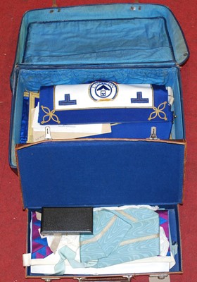 Lot 793 - A collection of masonic effects to include sashes