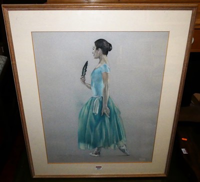 Lot 1010 - Philip Mewnski - Ballerina study, pastel,...