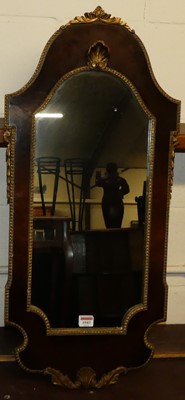 Lot 1043 - A walnut and gilt composition framed wall...