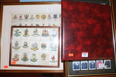 Lot 550 - A framed set of Will's cigarette cards, Will's...