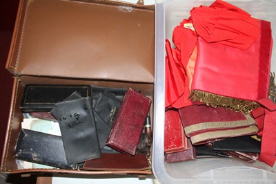 Lot 563 - A collection of Masonic regalia, to include...