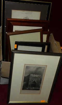 Lot 1068 - Assorted pictures and prints, to include...