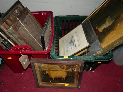Lot 1082 - Two boxes of assorted Victorian and later...