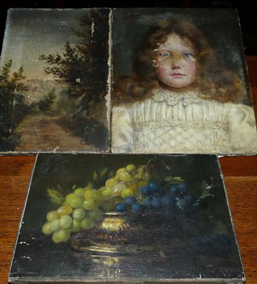 Lot 1099 - Late 19th century English school - head and...