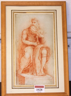 Lot 1028 - Early 18th century school - full length study...